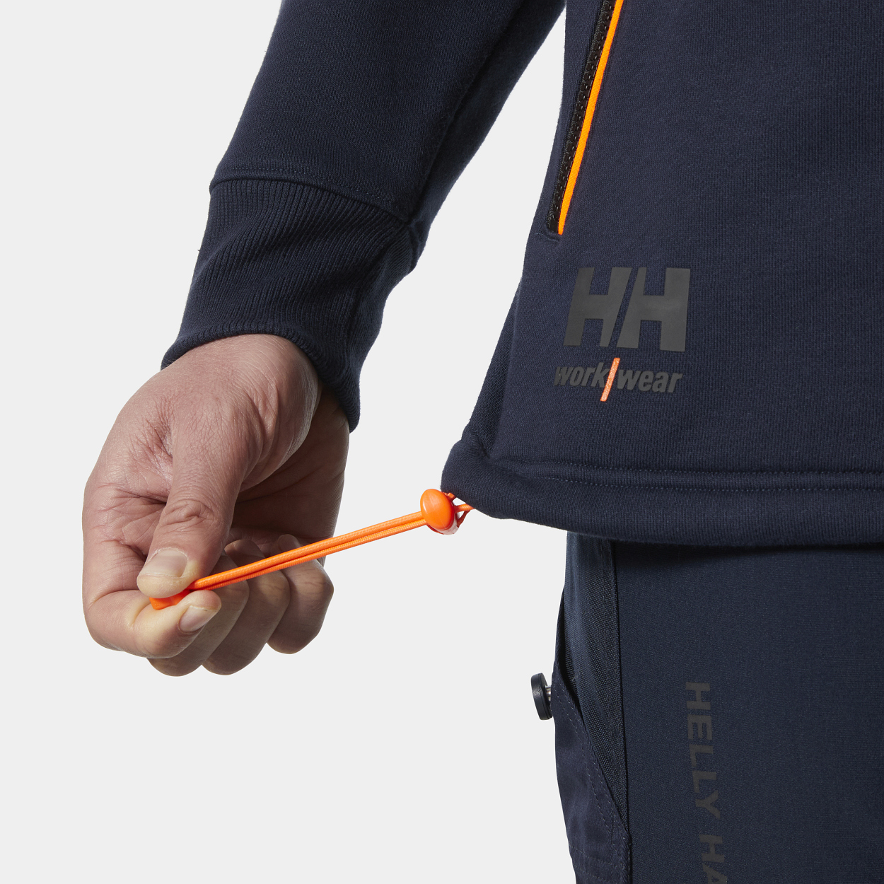 CHELSEA Evo Zip Hoodie "79197" in NAVY, Größe 4XL - Helly Hansen Workwear