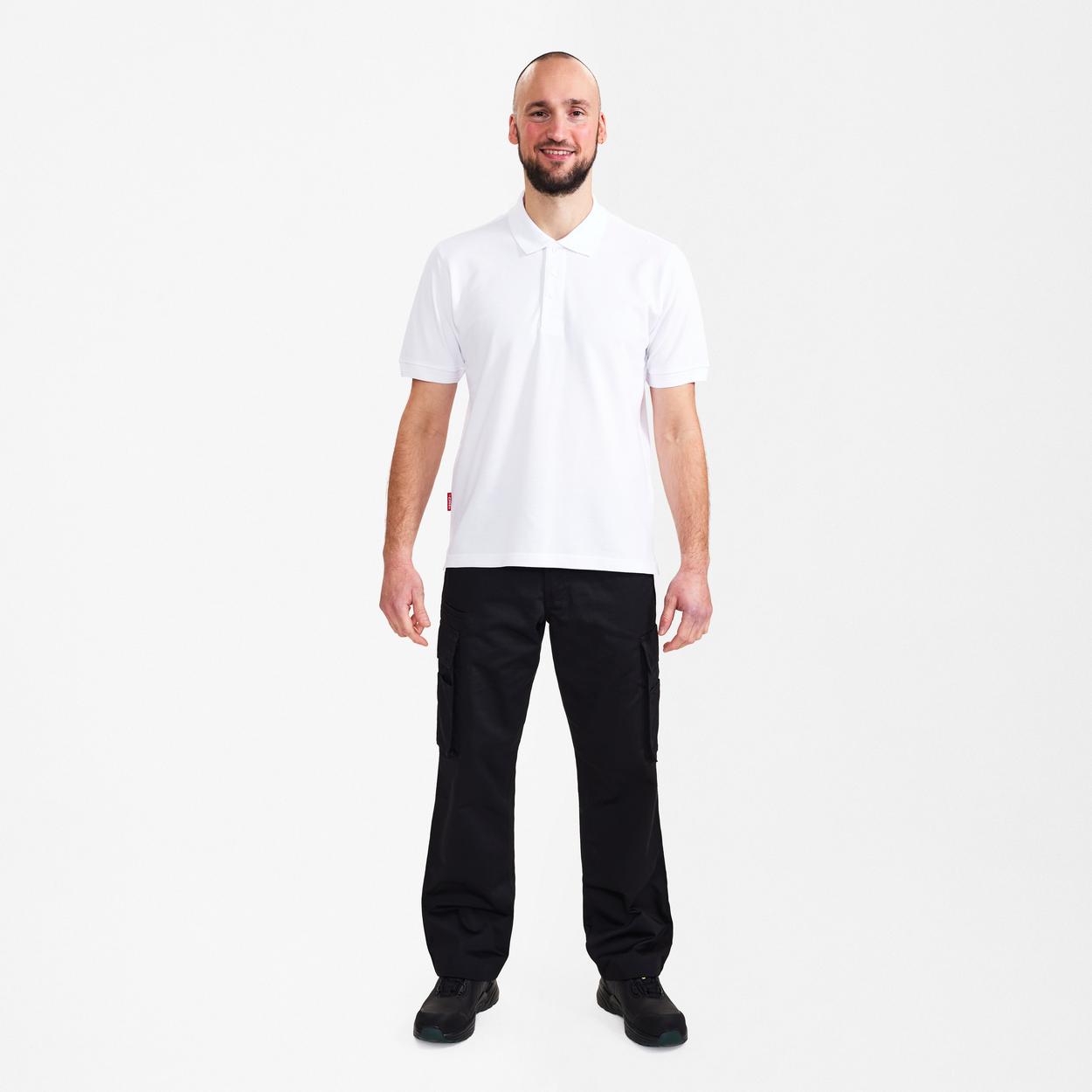 ENGEL Extend Poloshirt in Weiss, Größe XXS