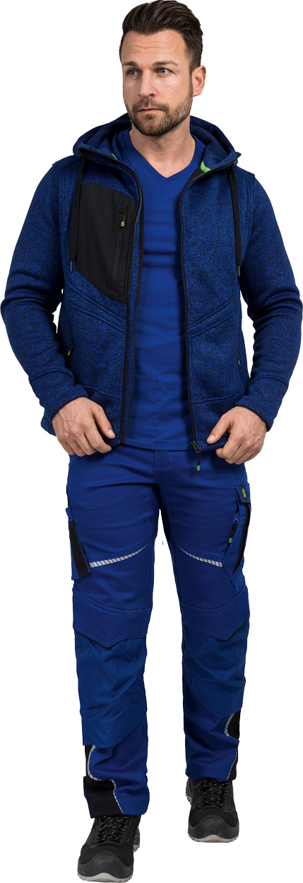 Strickjacke Casual Line Unisex Kornblau CASTJ, Gr. 2XL von Leibwächter