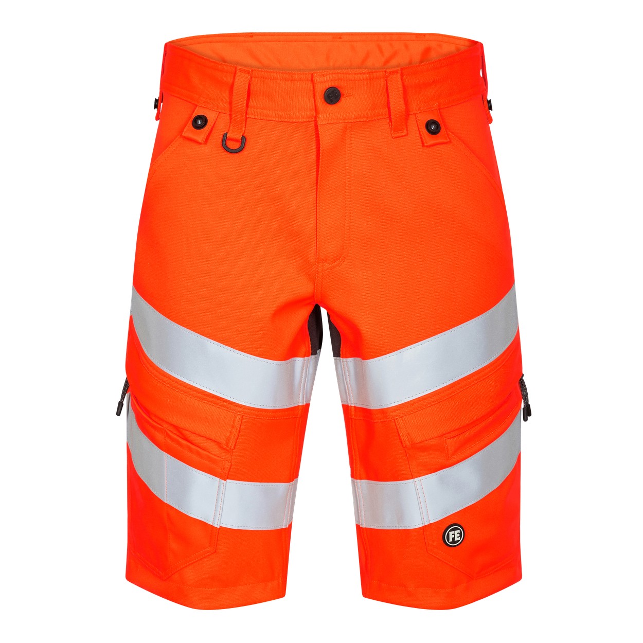 ENGEL Safety Arbeitsshorts mit 2-Wege-Stretch in Orange/Anthrazit Grau, Größe 54