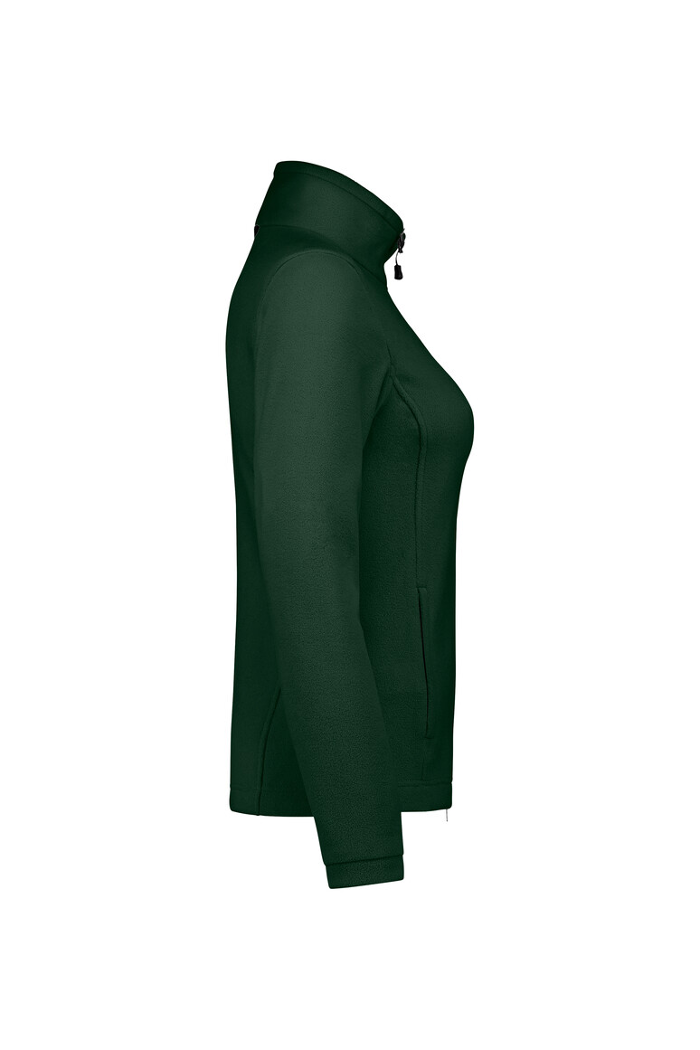 HAKRO 246 Damen Fleecejacke ECO GRS in Tanne, Größe 6XL