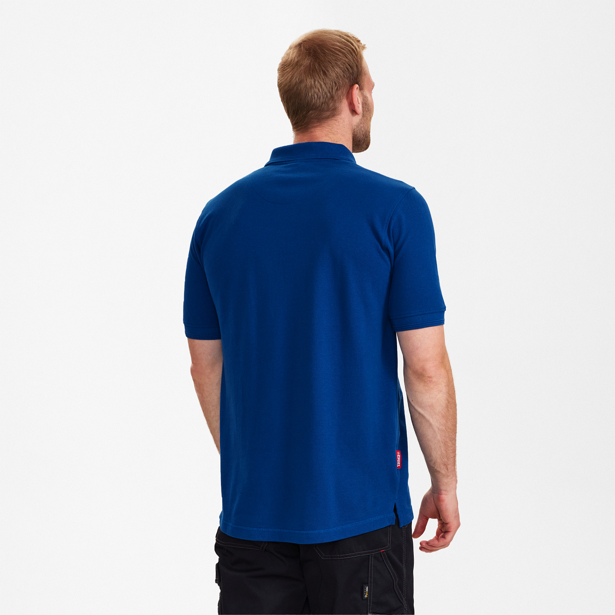 ENGEL Extend Poloshirt mit Brusttasche in Surfer Blue, Größe XS