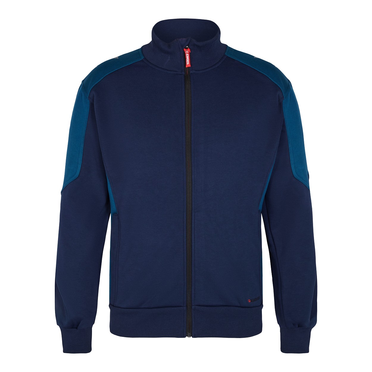 ENGEL Galaxy Sweatcardigan mit Kragen in Blue Ink/Dark Petrol, Größe XS