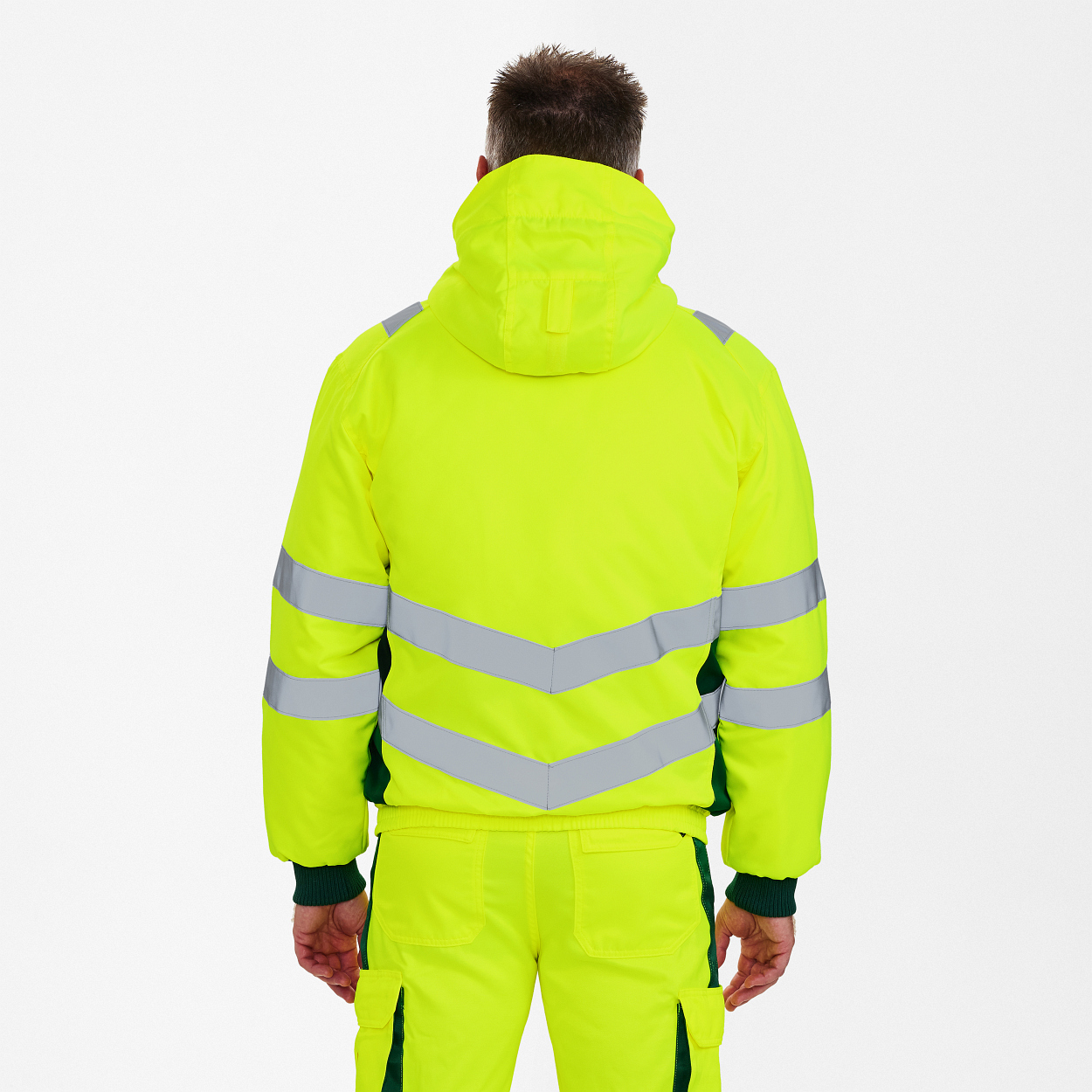 ENGEL Safety Pilotjacke in Gelb/Grün, Größe XS