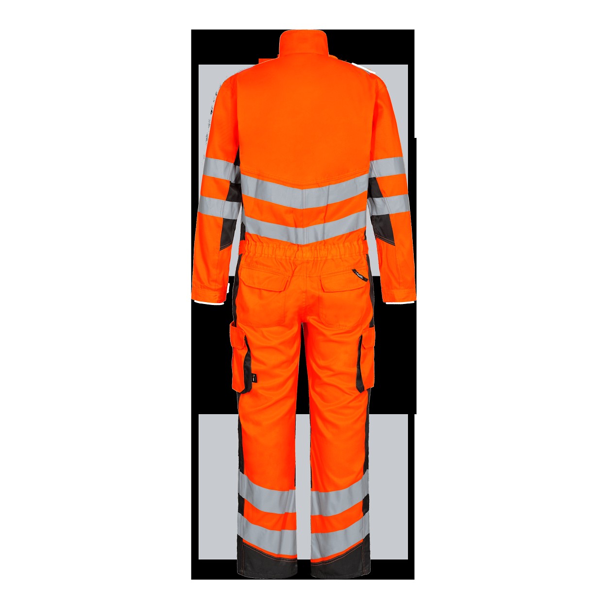 ENGEL Safety Light Overall in Orange/Anthrazit Grau, Größe XS