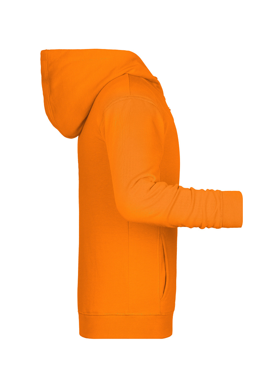 Children's Zip Hoody OCS Blended & RCS "8026K" in Orange, Größe 2XL - Daiber
