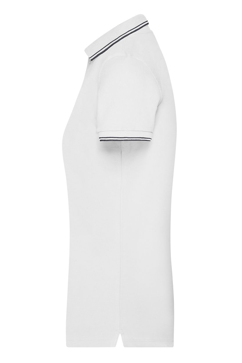 Ladies' Polo "JN985" in White/Navy, Größe 2XL - Daiber