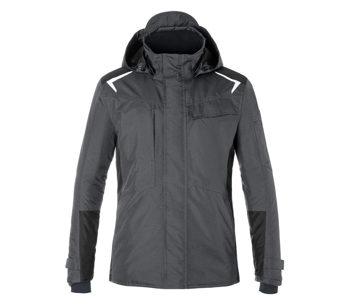 KÜBLER BODYFORCE Wetterjacke PSA 2 in Anthrazit / Schwarz, Größe 2XL