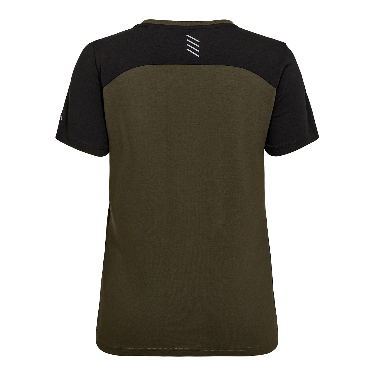 ENGEL Entire Damen T-Shirt in Forest Green/Schwarz, Größe XS