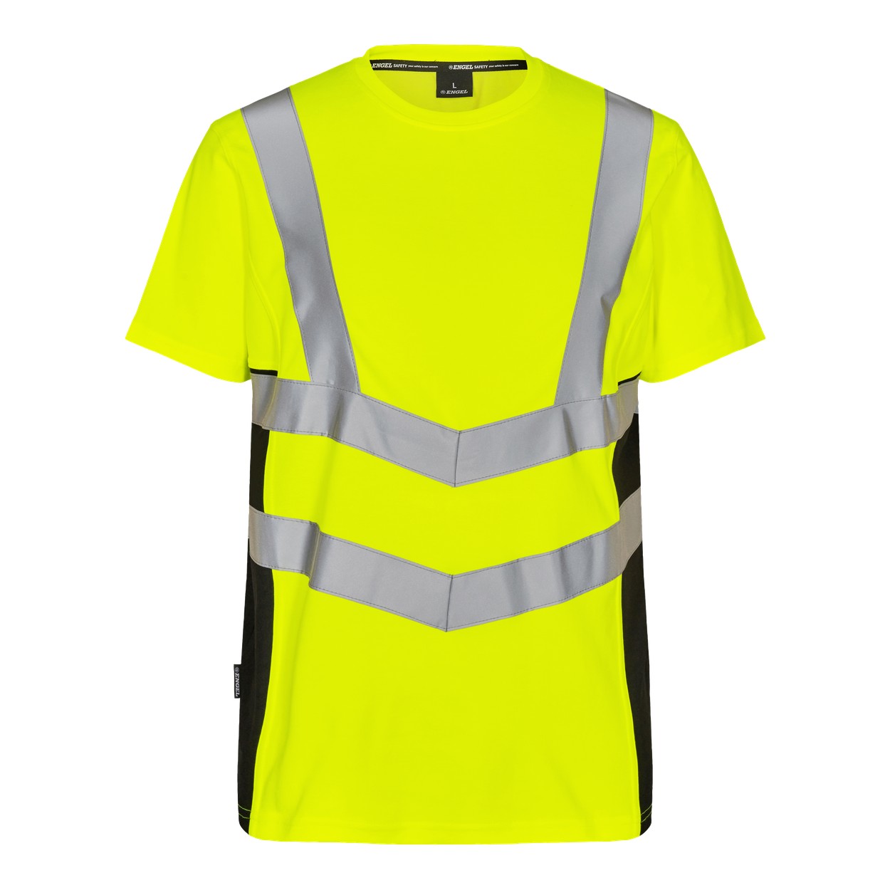 ENGEL Safety T-Shirt in Gelb/Schwarz, Größe XS