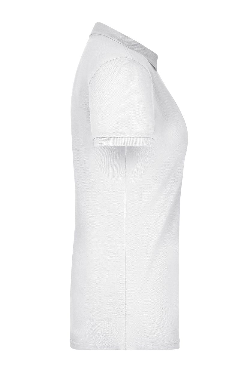 Ladies' Pima Polo "JN707" in White, Größe 2XL - Daiber