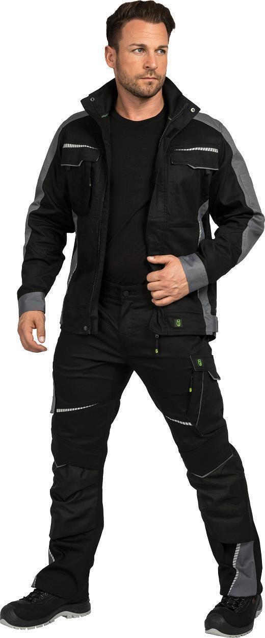Bundjacke Flex Line Schwarz/Grau FLEXJ, Gr. 2XL von Leibwächter
