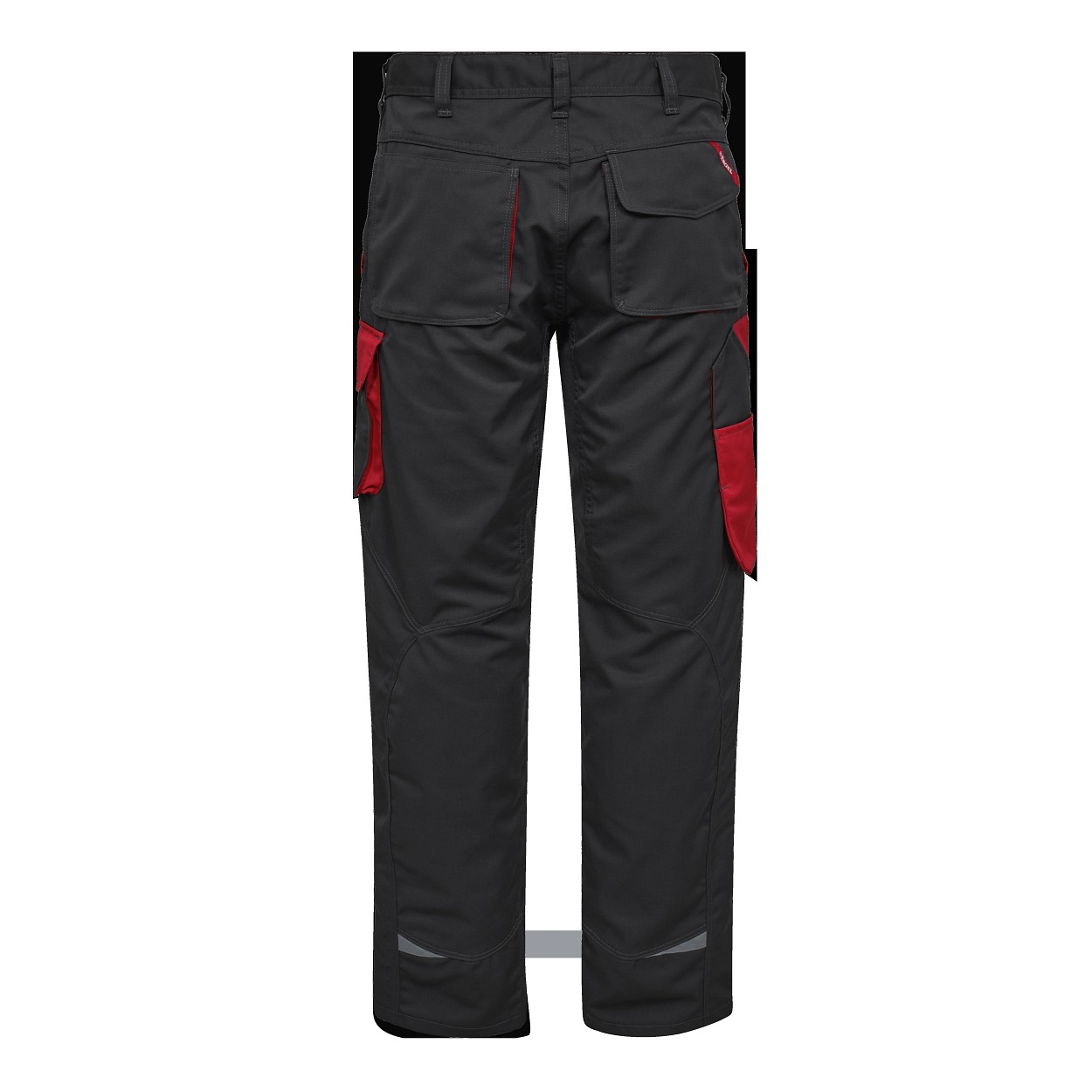 ENGEL Galaxy Light Arbeitshose in Anthrazit Grau/Tomato Red, Größe 106