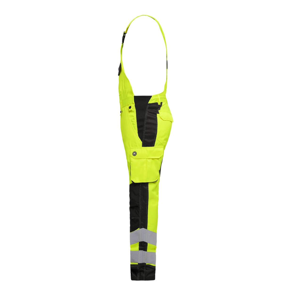ENGEL Safety Light Latzhose in Gelb/Schwarz, Größe 106