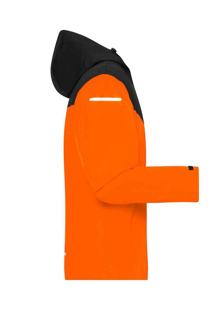 Men's Allweather Jacket GRS "JN1180" in Neon-Orange/Black, Größe 3XL - Daiber