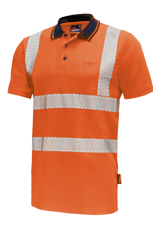 Vizwell Warnschutz-Poloshirts