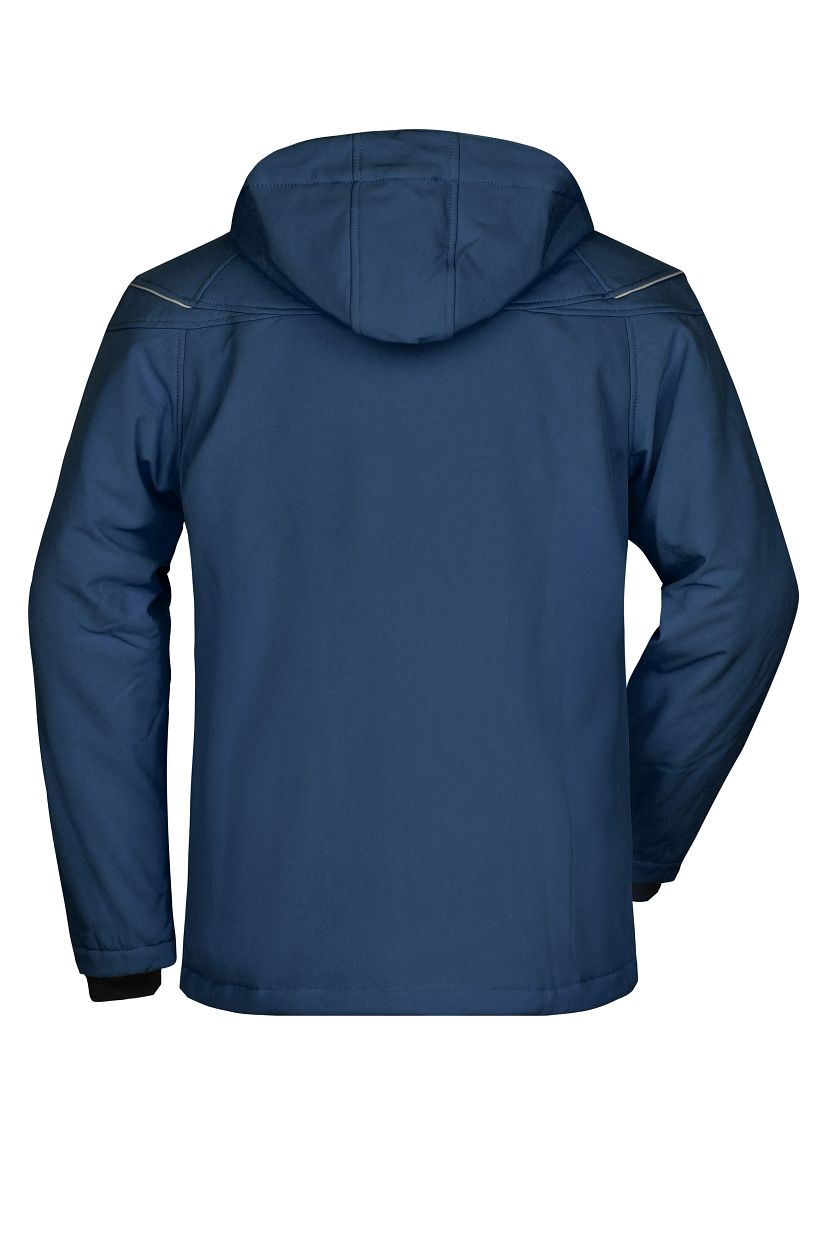 Men’s Winter Softshell Jacket "JN1000" in Navy, Größe 5XL - Daiber
