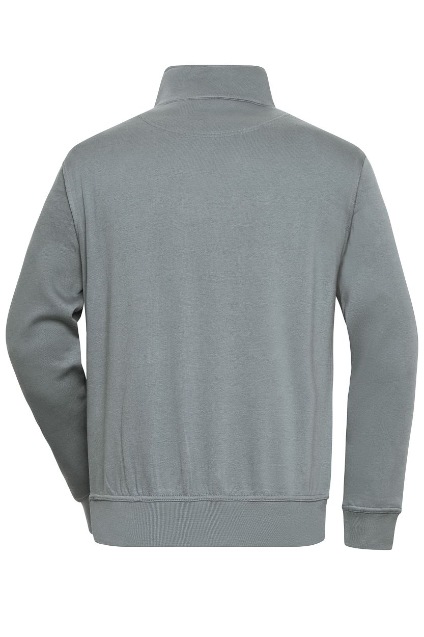 Workwear Half-Zip Sweat "JN831" in Dark-Grey, Größe 6XL - Daiber