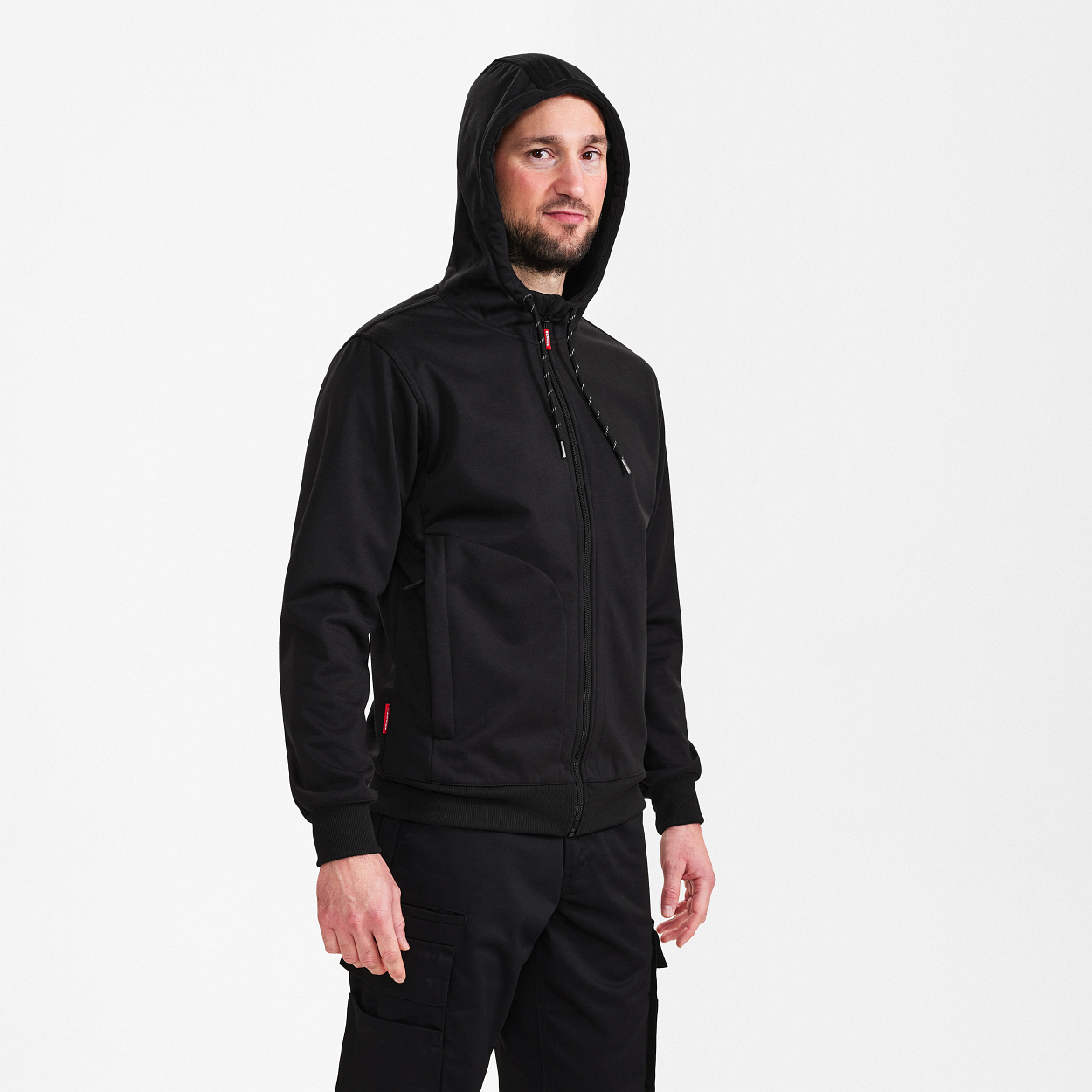 ENGEL Extend Allwetter-Cardigan in Schwarz, Größe XS