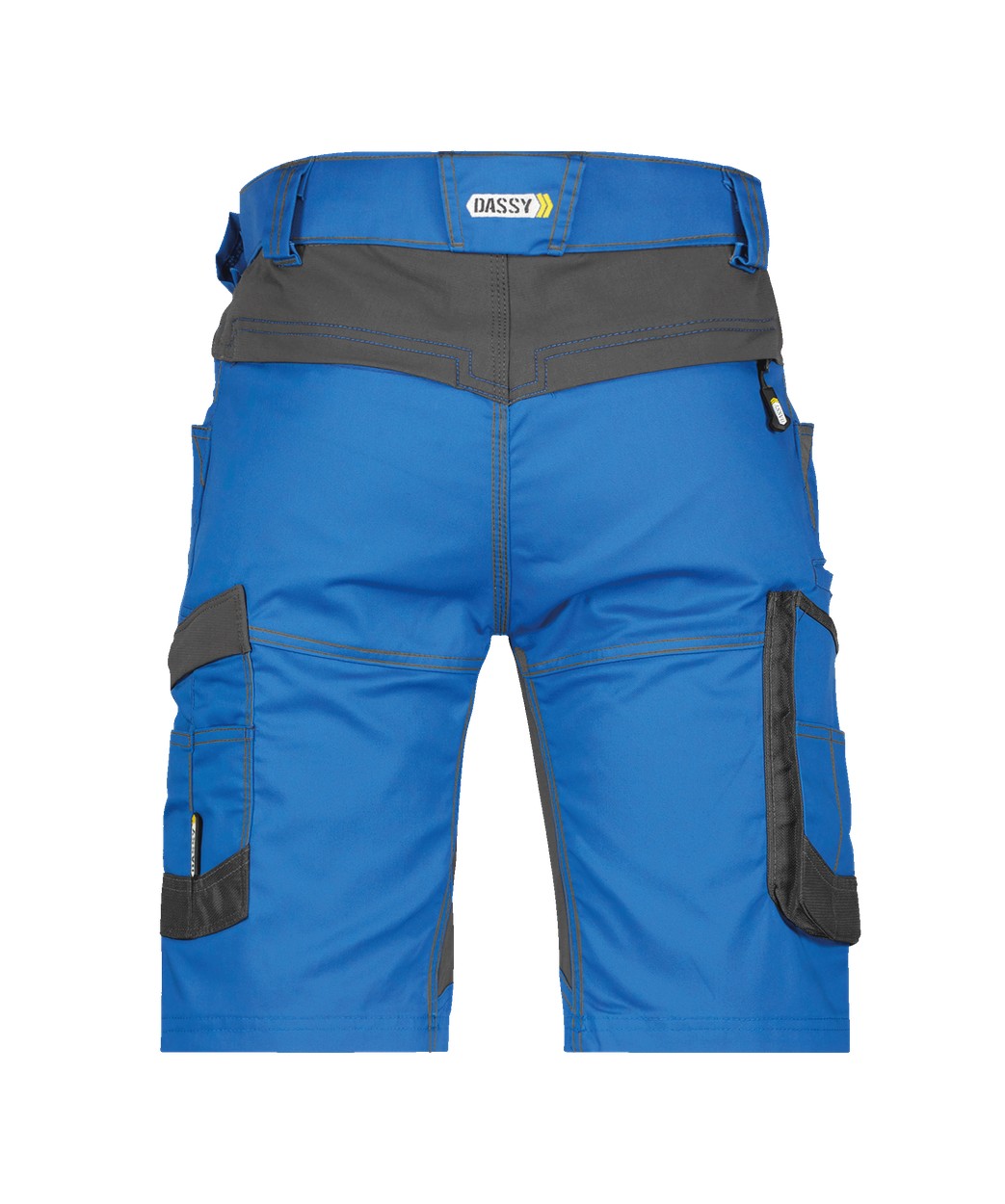 Stretch-Arbeitsshorts "DASSY® Axis" in AZURBLAU/ANTHRAZITGRAU, Größe 67 PESCO41
