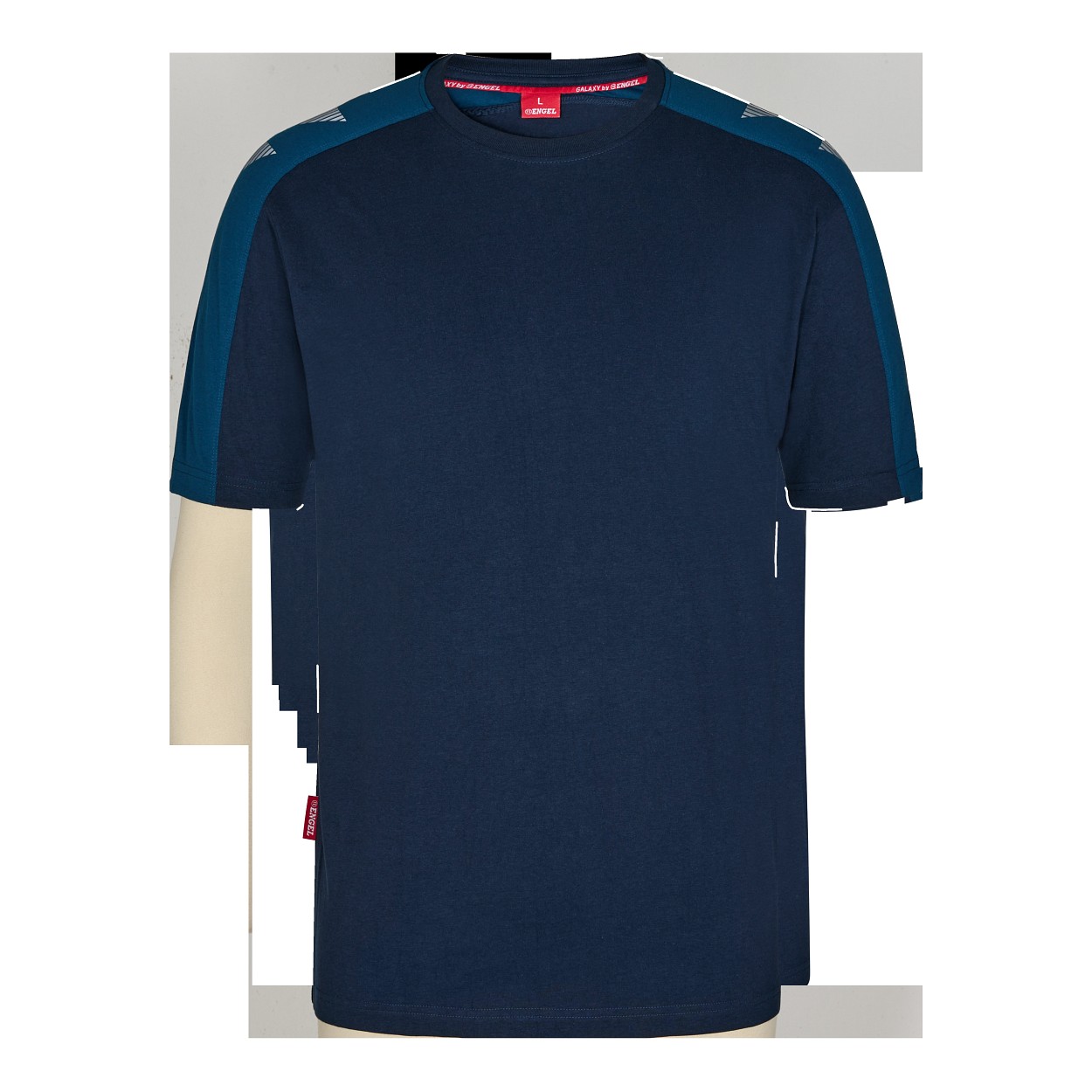 ENGEL Galaxy T-Shirt in Blue Ink/Dark Petrol, Größe XS