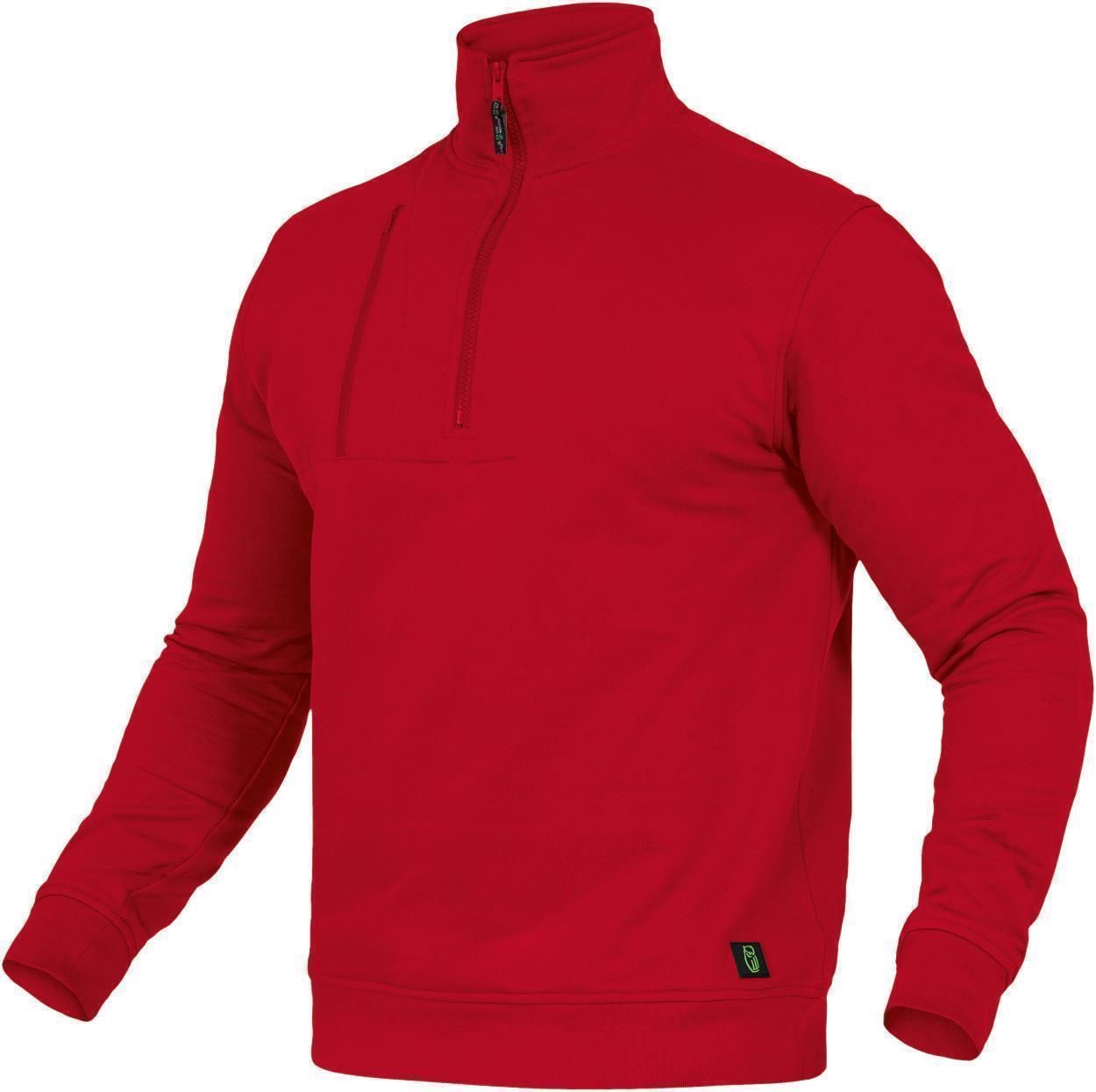 Zip-Sweater Paul FLEXR02 Flex Line in Rot, Gr. 2XL von Leibwächter