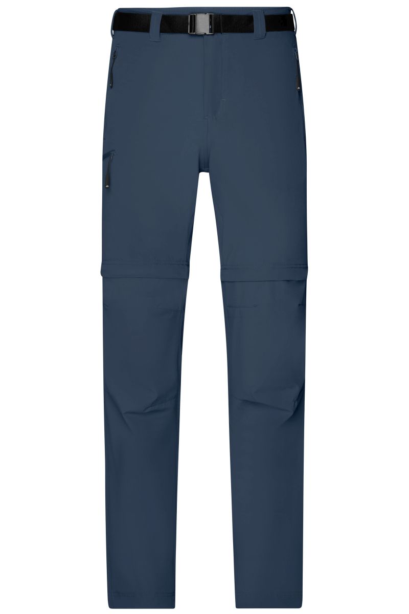 JN1202 Herren Zip-Off Trekking Hose in Navy, Größe XL von James & Nicholson