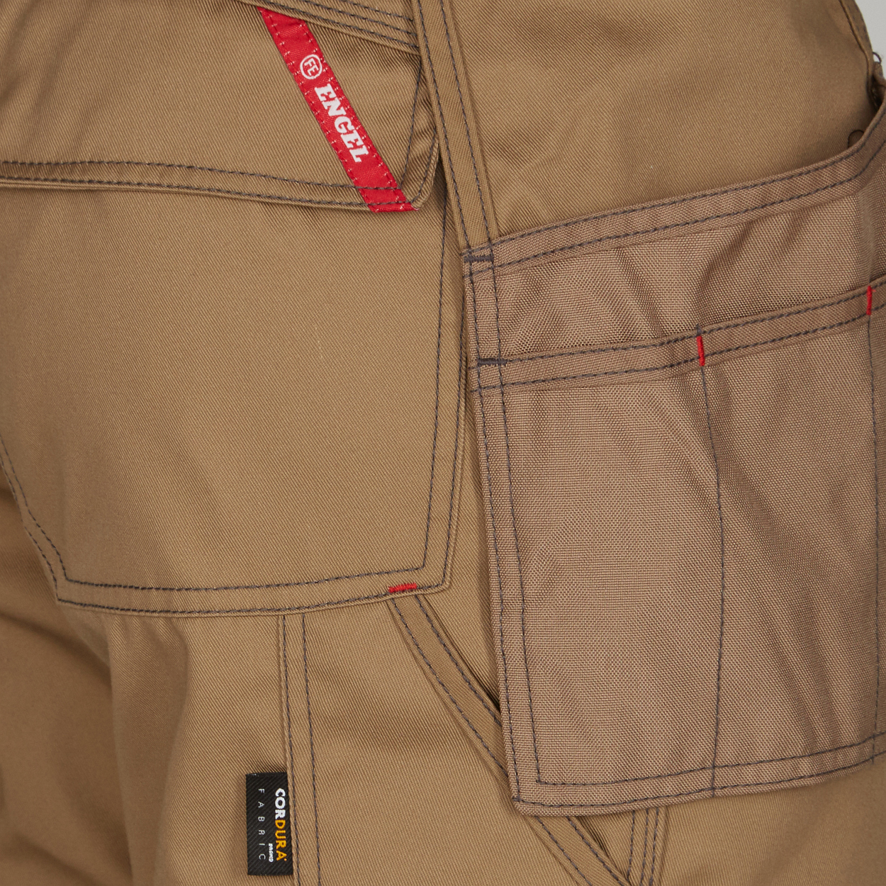 ENGEL Combat 3/4 Hose mit Holstertaschen in Wood, Größe 52