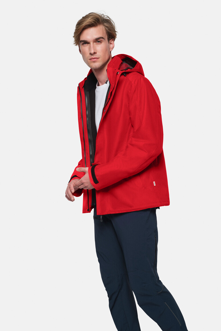 HAKRO 853 Activejacke Boston in Rot, Größe M