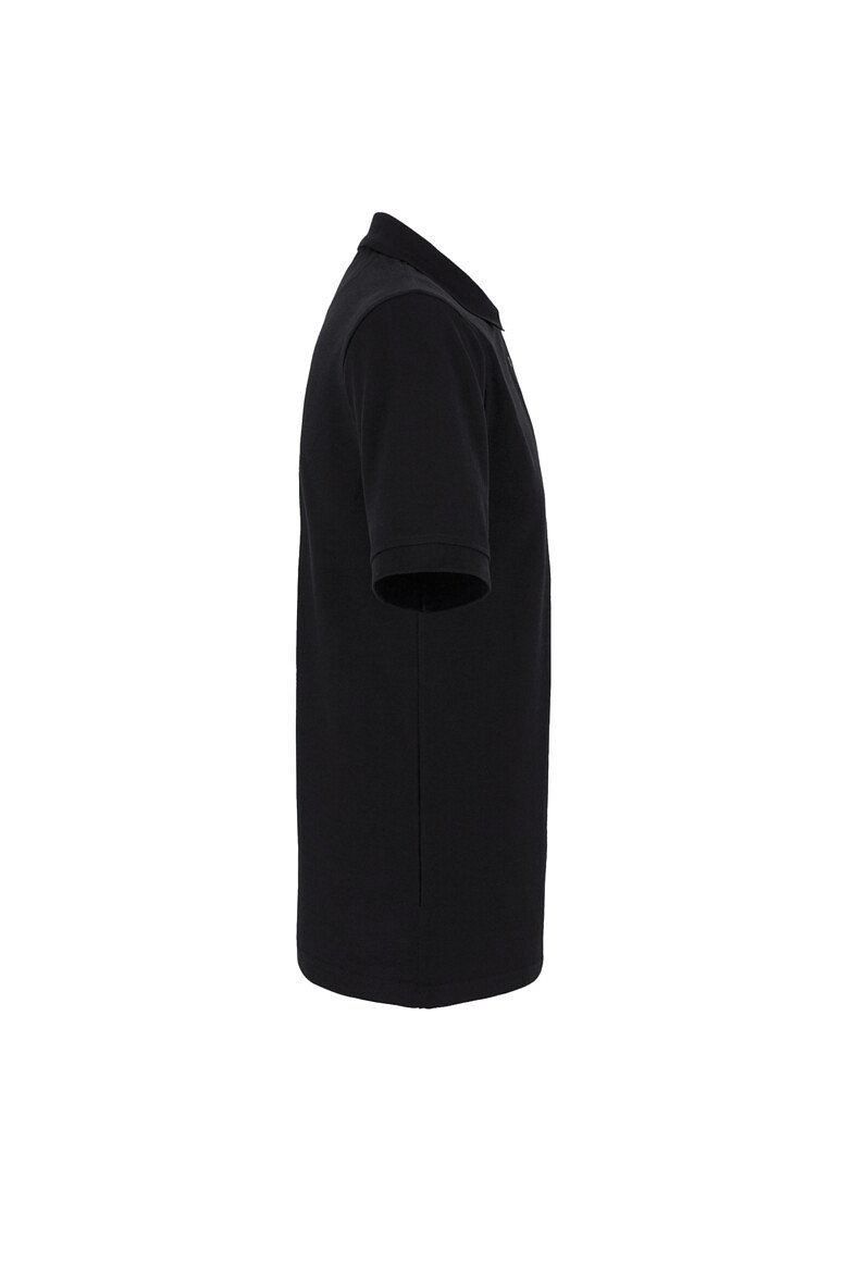 HAKRO 503 Label Free Poloshirt Heavy MIKRALINAR® ECO in schwarz, Größe 6XL