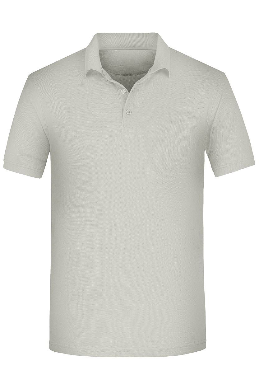 Men's ORGANIC Workwear Polo OCS Blended "JN874" in Cement, Größe 6XL - Daiber