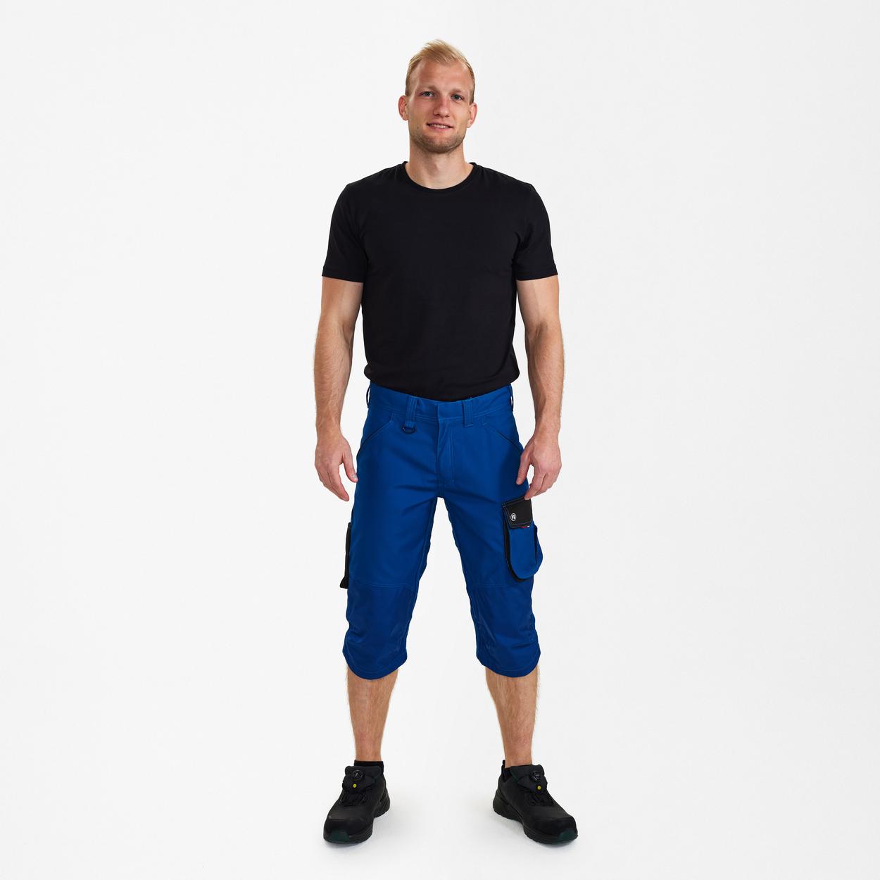 ENGEL Galaxy 3/4-Hose in Surfer Blue/Schwarz, Größe 54