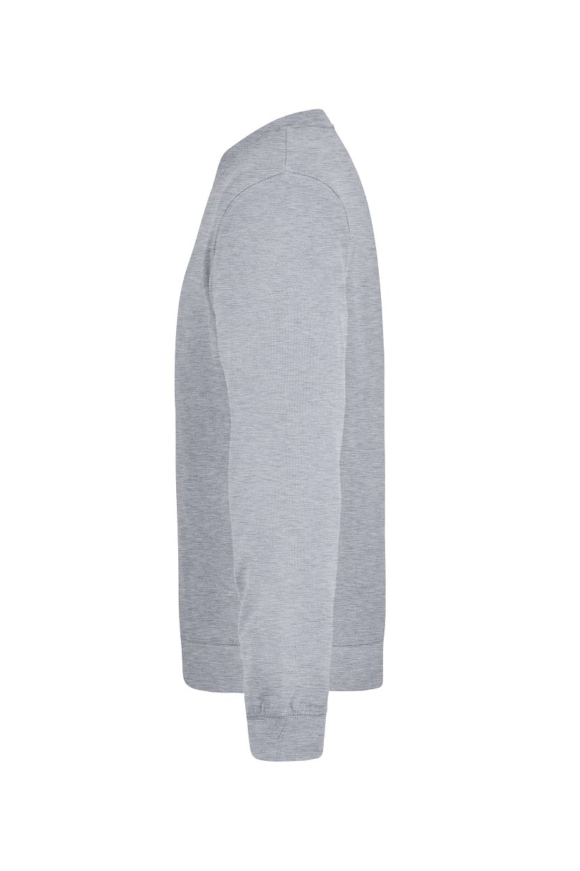 Basic Sweat "JN057" in Grey-Heather, Größe 3XL - Daiber