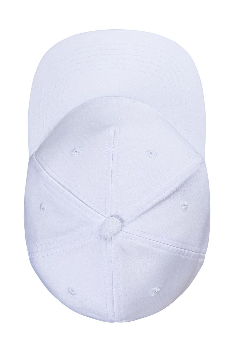 5-Panel Stretch Cap Größe S/M in Weiß von Karlowsky