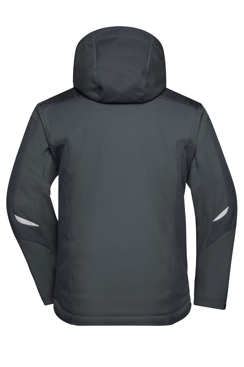 Craftsmen Softshell Jacket - STRONG - "JN824" in Black/Black, Größe 6XL - Daiber