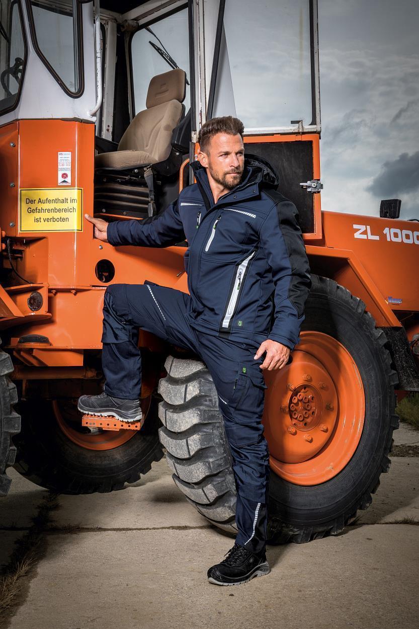 Bundhose Flex Line in Marine-Schwarz, Größe 98 von Leibwächter