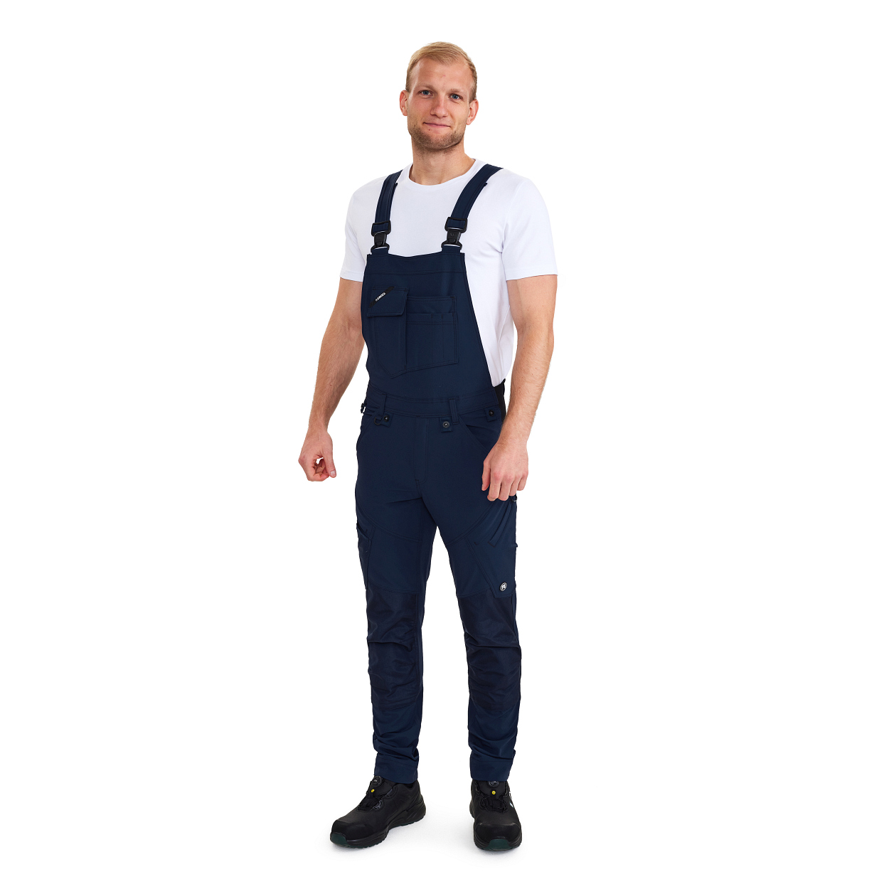 ENGEL X-treme Latzhose mit 4-Wege-Stretch in Blue Ink, Größe 26