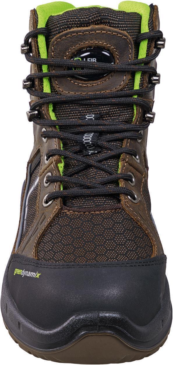 Stiefel niedrig L6315 Bremen in Schwarz/Braun, Gr. 47 von Leibwächter