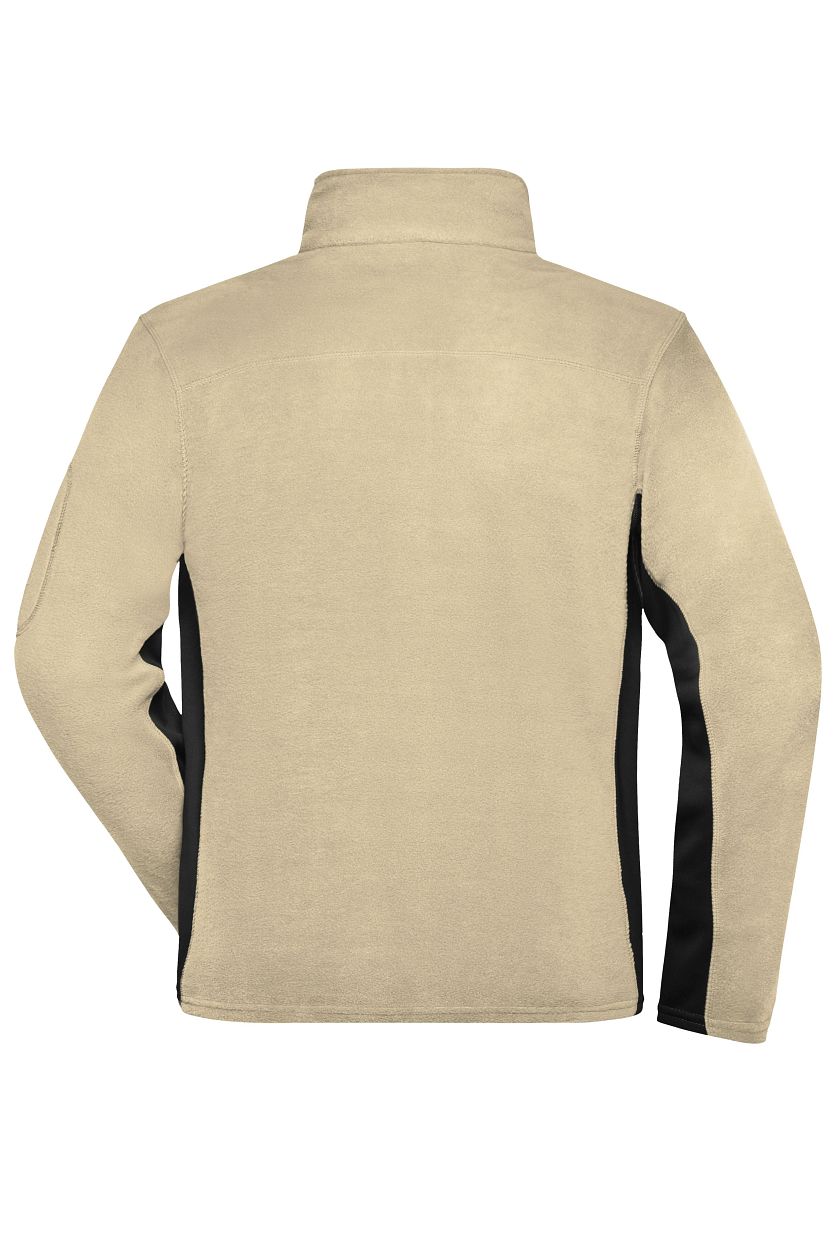 Men's Workwear Fleece Jacket - STRONG - "JN842" in Stone/Black, Größe 6XL - Daiber
