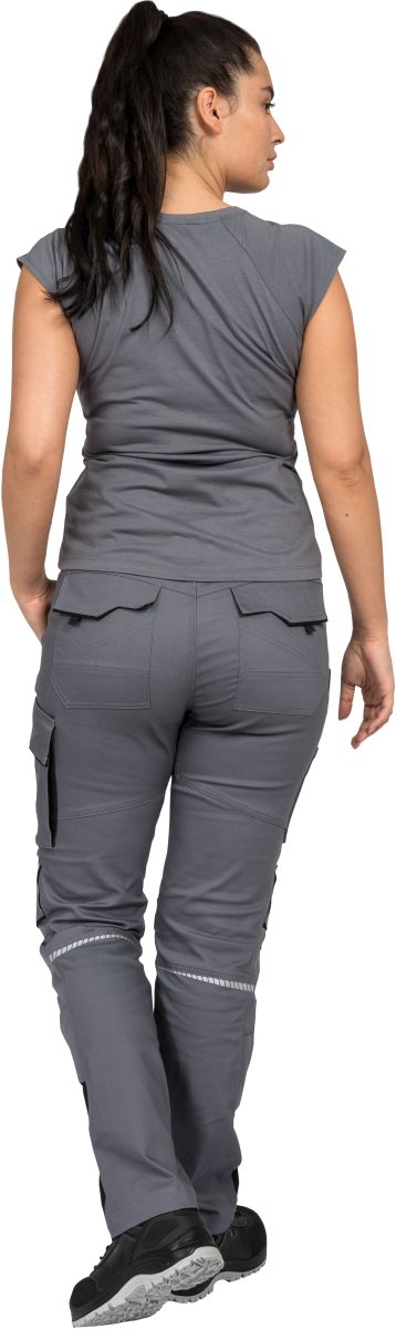 Damen-Bundhose Flex Line Grau/Schwarz FLXDH, Gr. 52 von Leibwächter