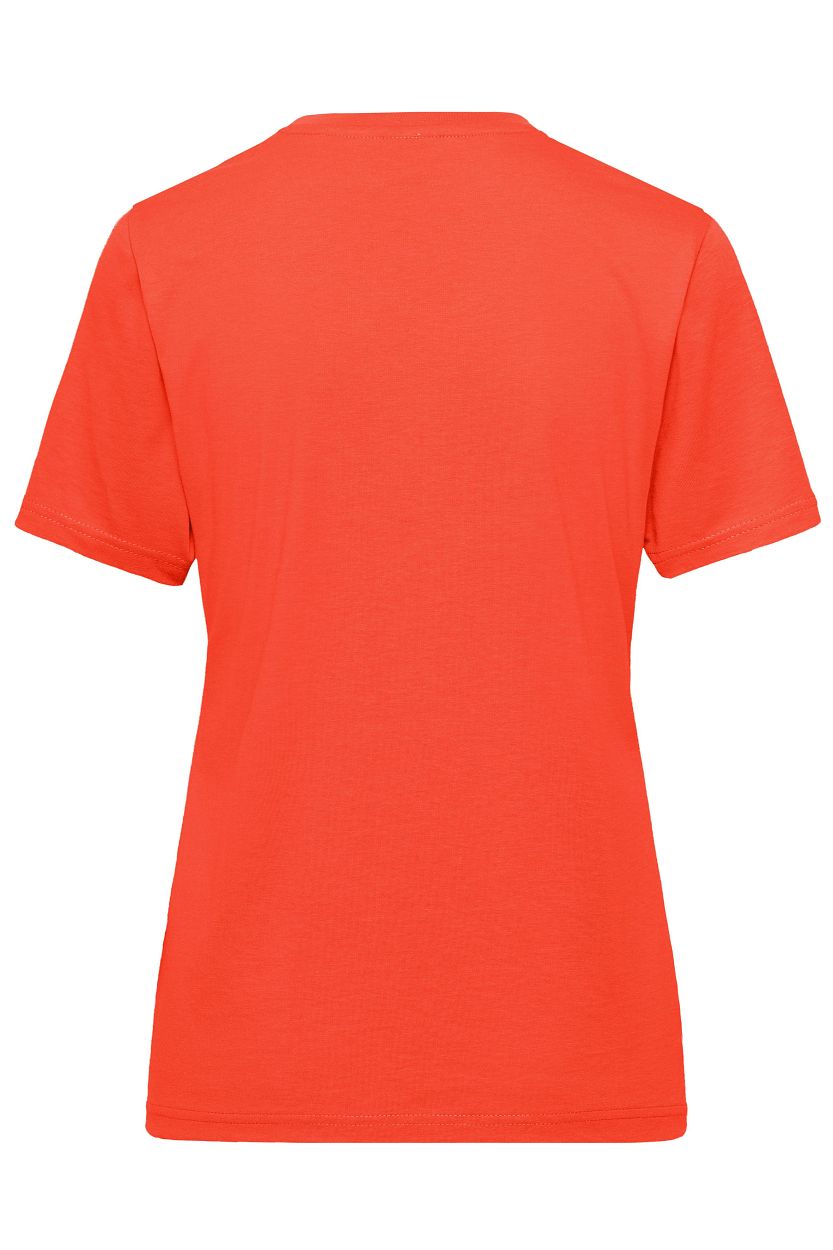 Ladies' ORGANIC Workwear T-Shirt OCS Blended "JN1807" in Spicy-Orange, Größe 4XL - Daiber