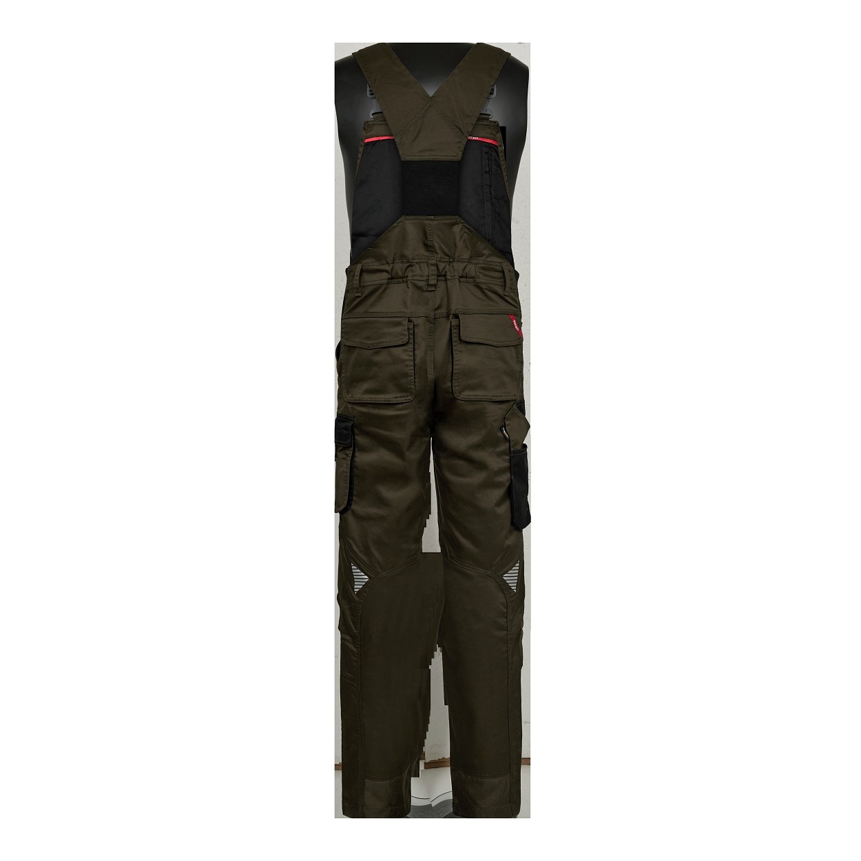 ENGEL Galaxy Latzhose mit 2-Wege-Stretch in Forest Green/Schwarz, Größe 106