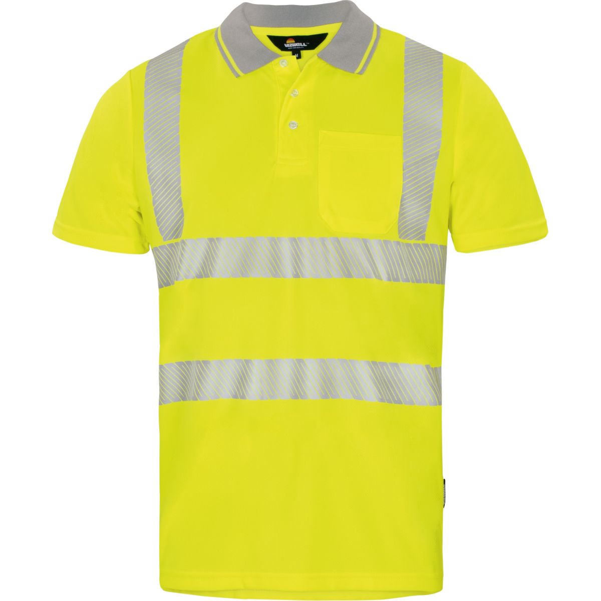 Warnschutz-Poloshirt leuchtgelb von Vizwell