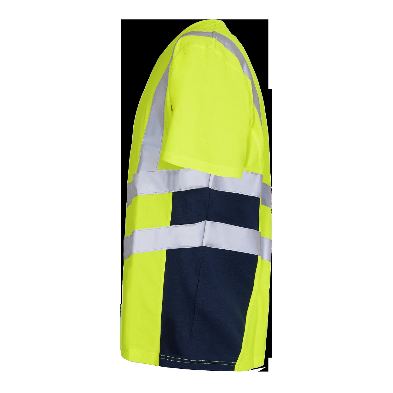 ENGEL Safety T-Shirt in Gelb/Blue Ink, Größe XS