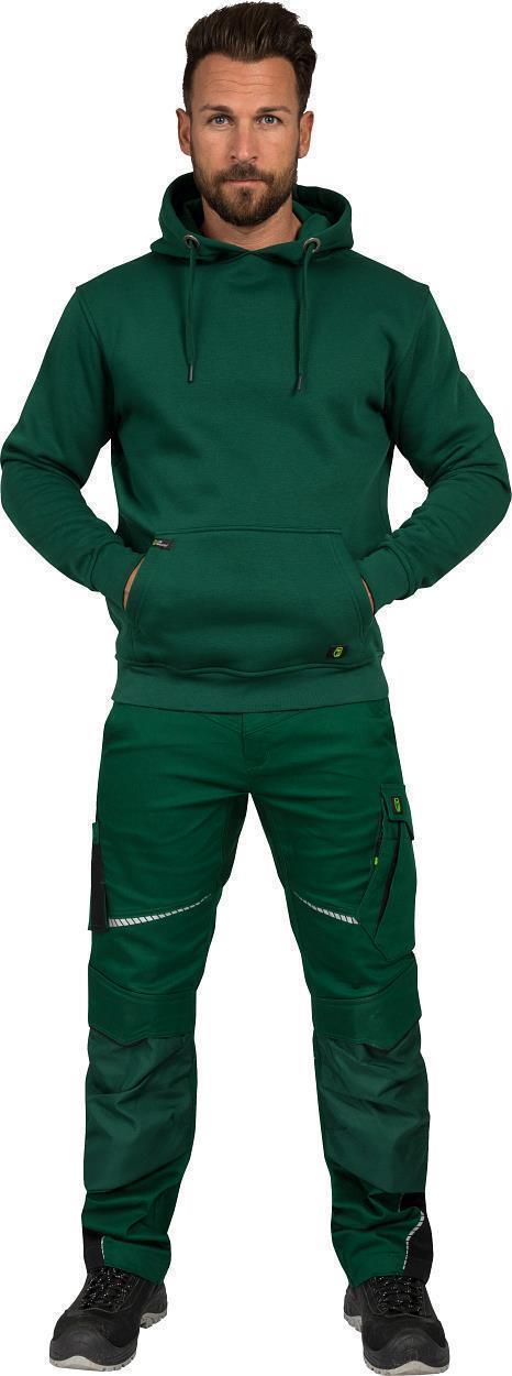 Hoodie "Toni" Flex Line Grün FLEXQ, Gr. 2XL von Leibwächter