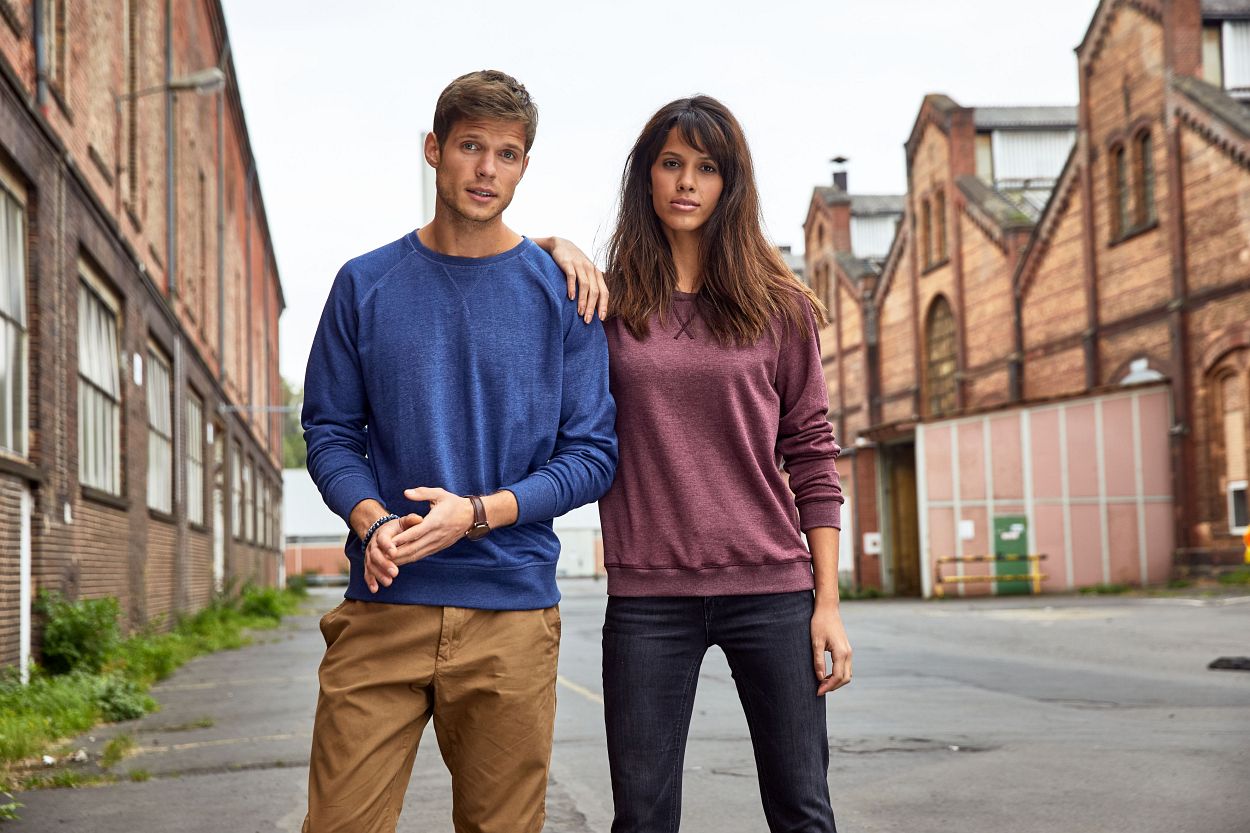 Men's Sweat OCS Blended & RCS "8022" in Wine, Größe 5XL - Daiber