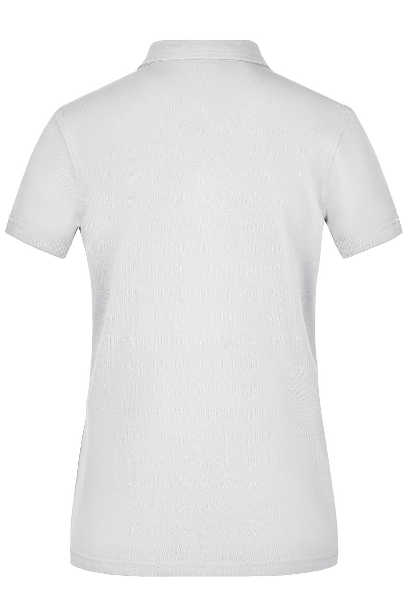 Ladies' Plain Polo "JN969" in White/Navy/White, Größe 2XL - Daiber