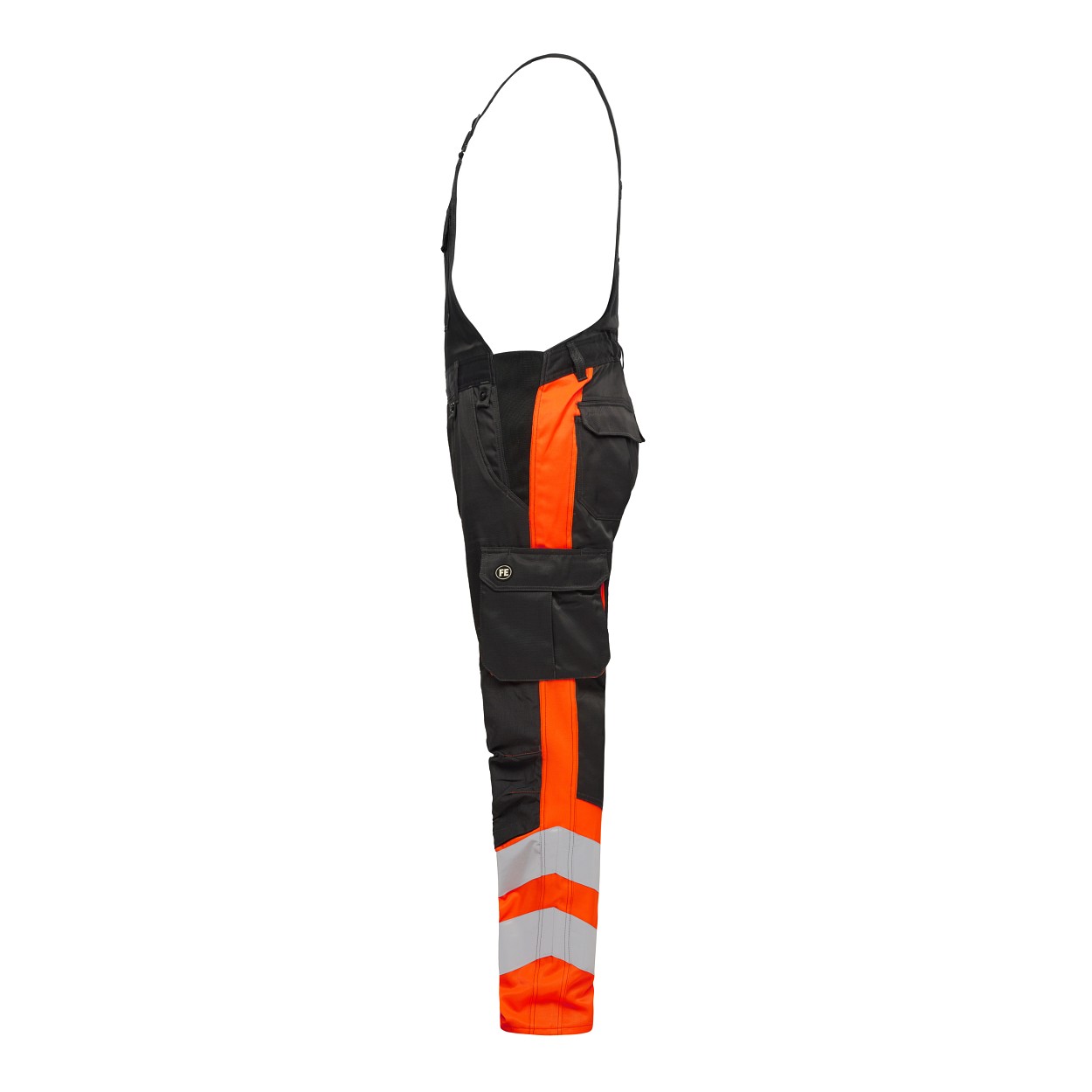 ENGEL Safety Light Latzhose in Anthrazit Grau/Orange, Größe 106