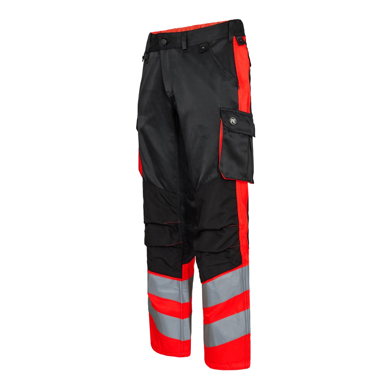ENGEL Safety Light Arbeitshose in Schwarz/Rot, Größe 106