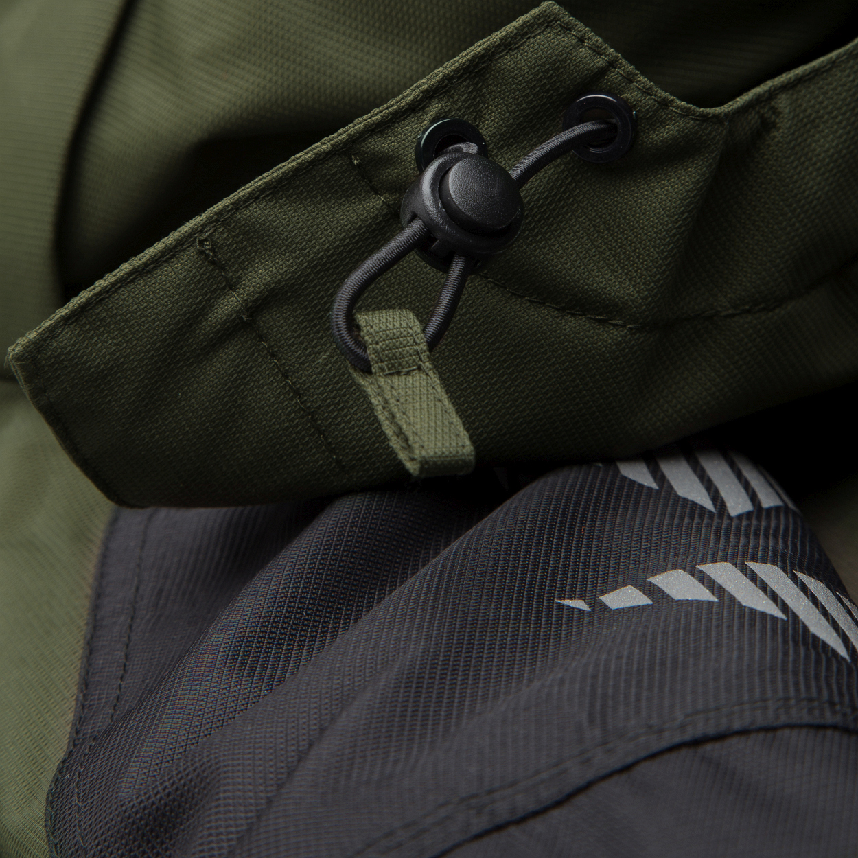 ENGEL Galaxy Winterjacke in Forest Green/Schwarz, Größe XS